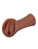 WET P*SSIES SELF LUBRCATING STROKER SLIPPERY SLIT BROWN