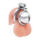 LOCK MASTER STAINLESS STEEL INVERTED MICRO CHASTITY CAGE