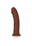 REALROCK 7" CURVED DILDO BROWN