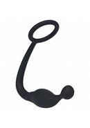 LEVELZ RING WITH PROSTATE STIMULATOR SMALL BLACK