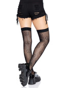 MOOD SWING NET THIGH HIGHS BLACK O/S