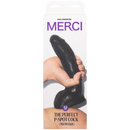 MERCI THE PERFECT P SPOT DILDO 7.5" DILDO BLACK