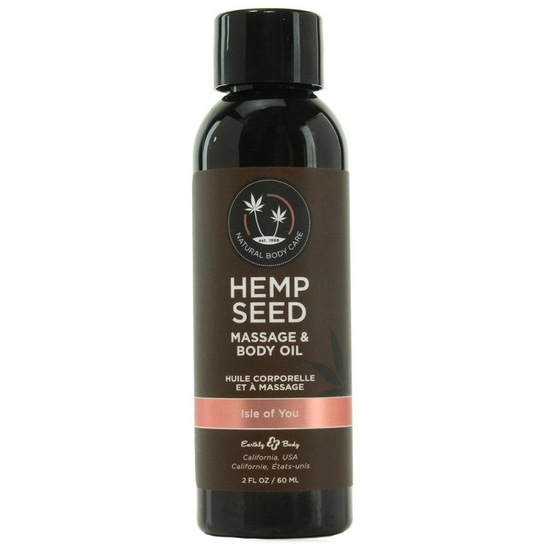 HEMP SEED MASSAGE OIL ISLE OF YOU 8OZ