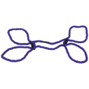 MERCI 6MM HEMP CUFFS PURPLE