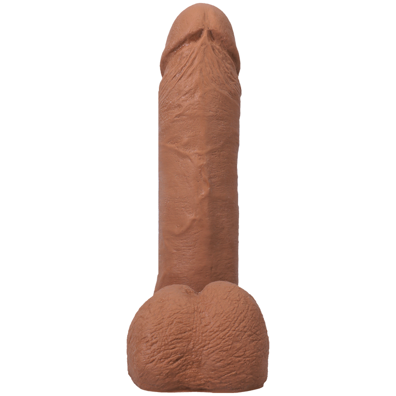 REALISTIC COCK BROWN 6"