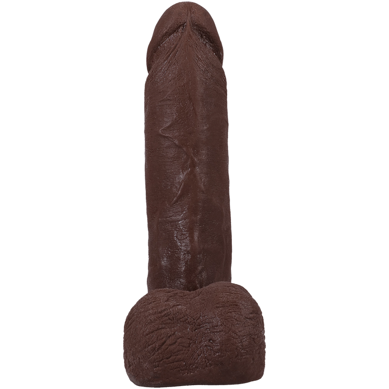 REALISTIC COCK BLACK 8"