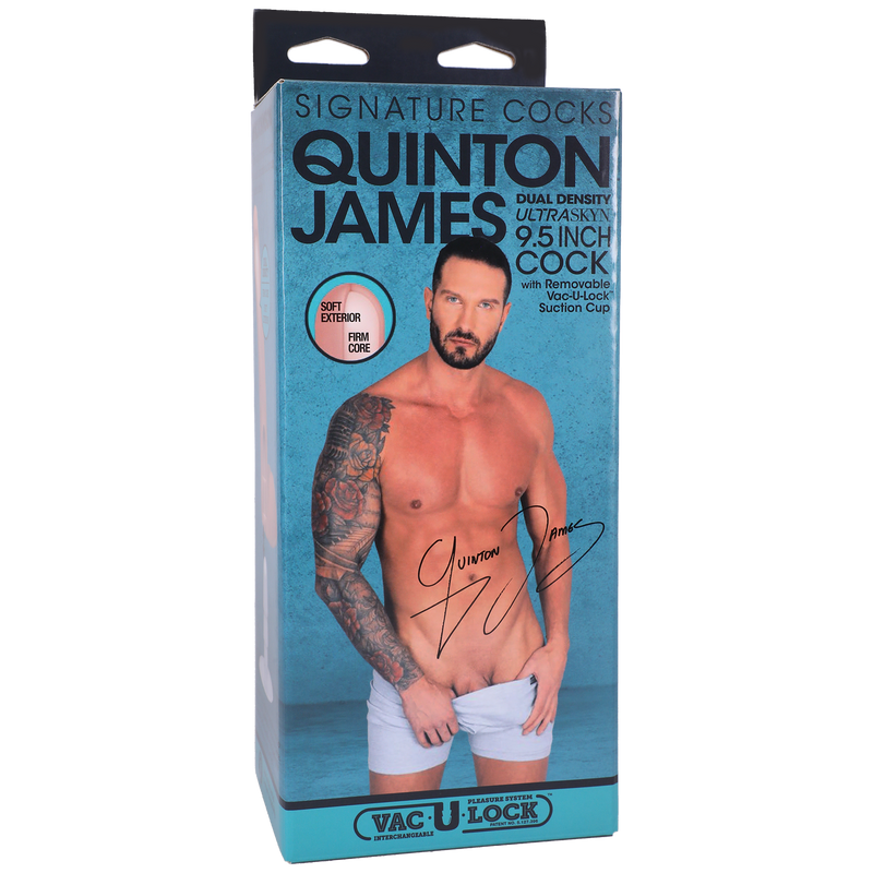 SIGNATURE COCKS ULTRASKYN QUINTON JAMES 9.5" DILDO