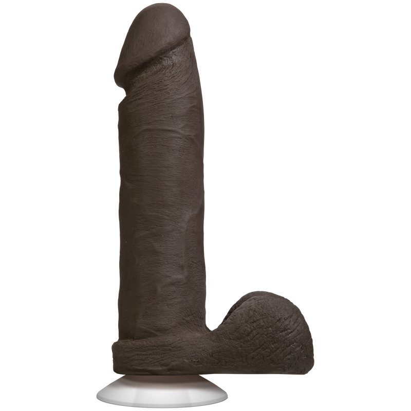 REALISTIC COCK BLACK 8"