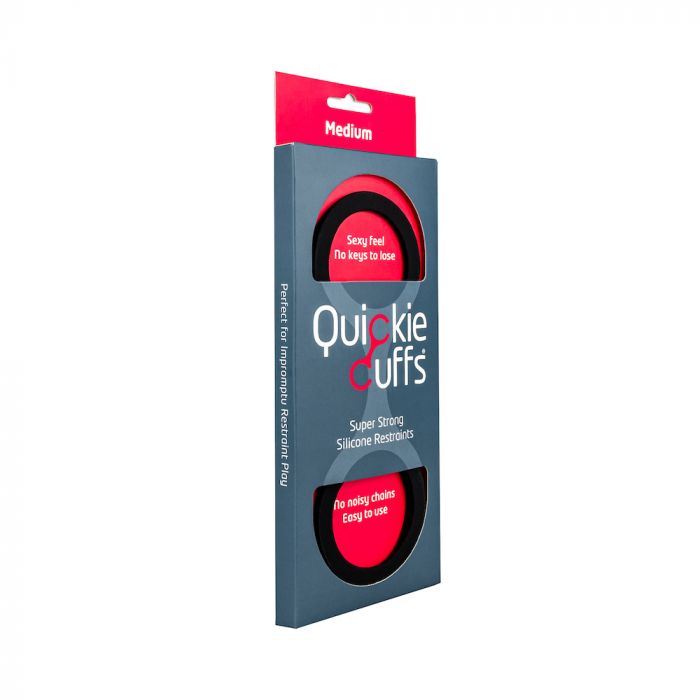 QUICKIE CUFFS BLACK MEDIUM