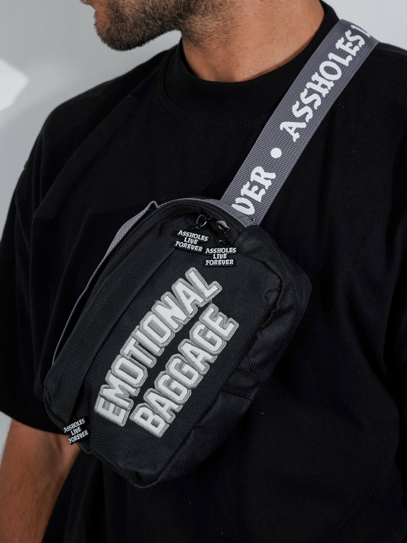 ASSHOLES LIVE FOREVER EMOTIONAL BAGGAGE FANNY PACK