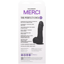 MERCI THE PERFECT DILDO 7.5" DILDO BLACK