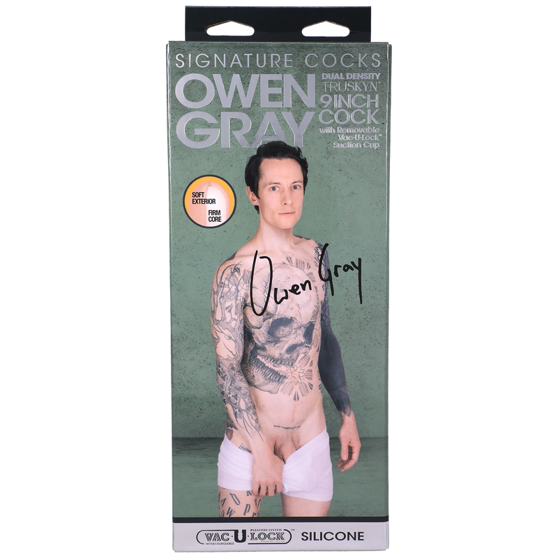 SIGNATURE COCKS ULTRASKYN OWEN GRAY 9" DILDO