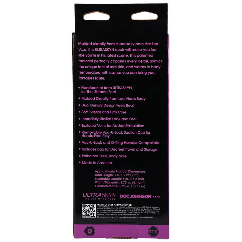 SIGNATURE COCKS ULTRASKYN LEO VICE 7.5" DILDO