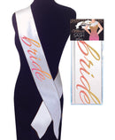 GLITTERATI BRIDE SASH
