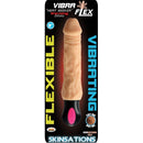 SKINSATIONS VIBRA-FLEX WARMING 8" DILDO
