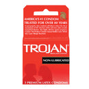 TROJAN NON-LUBRICATED 3CT