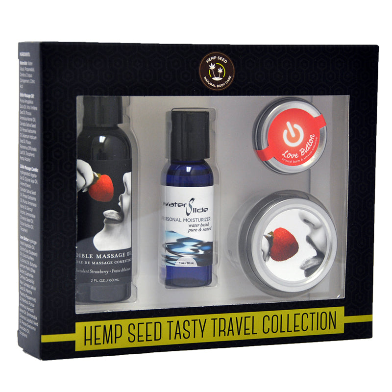 HEMP SEED TASTY TRAVEL SET STRAWBERRY