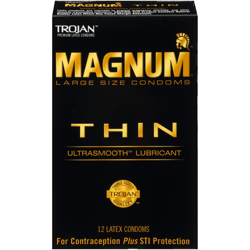TROJAN MAGNUM THIN 12CT