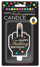 HAPPY F'ING BIRTHDAY CANDLE