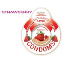 ENDURANCE CONDOMS 3PK STRAWBERRY