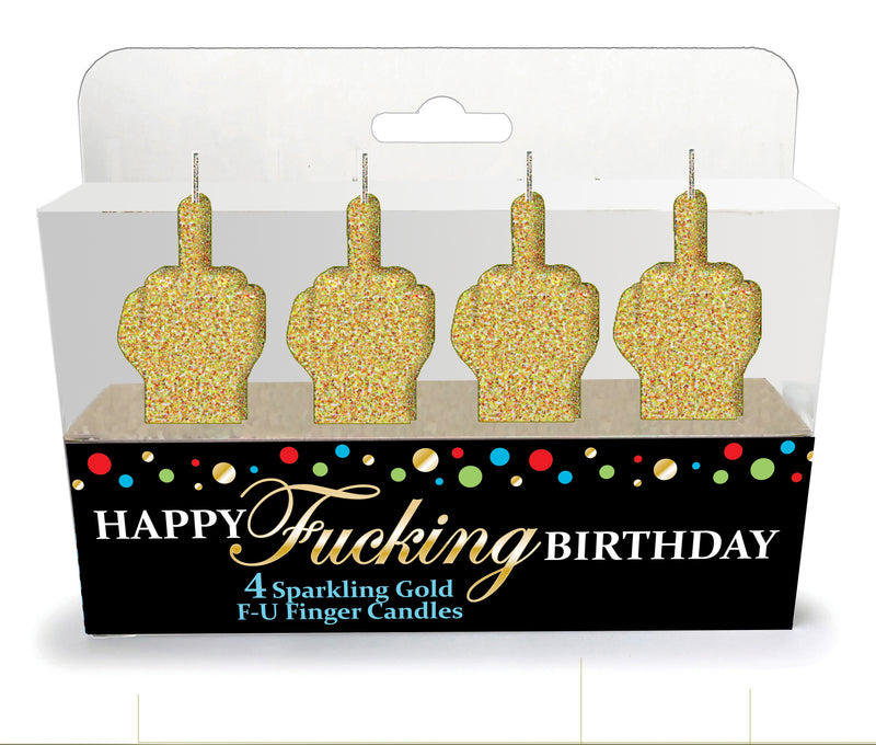 HAPPY F'ING BIRTHDAY CANDLE SET