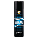 Body Action Anal Relaxer: 1.7 fl oz (50 ml) black bottle of anal relaxing silicone body lube with a blue label