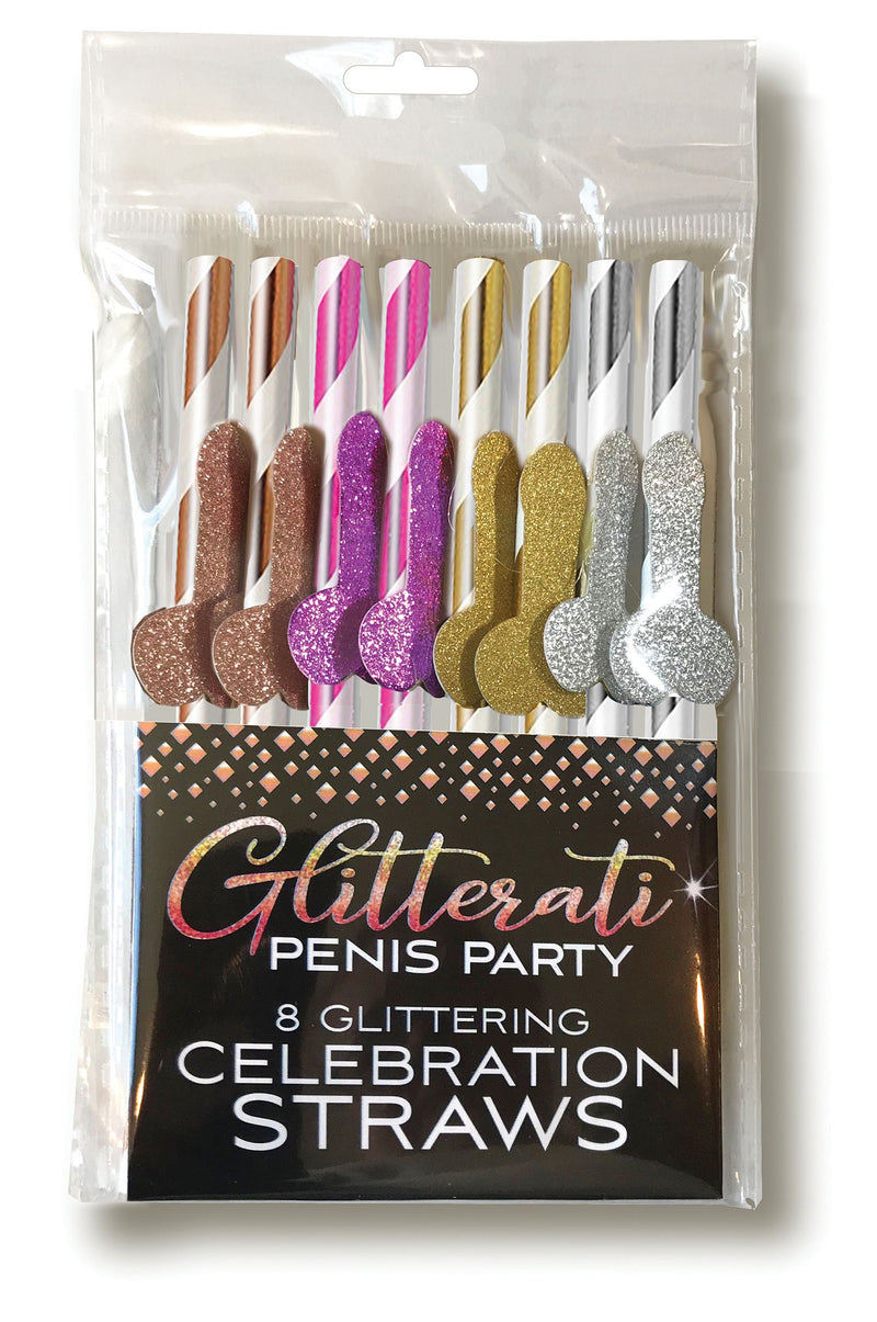 GLITTERATI PENIS STRAWS