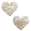 NEVA NUDE LACE HEART PASTIES
