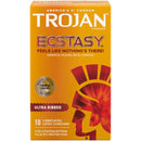 TROJAN RIBBED ECSTASY 10CT