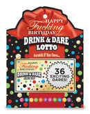 HAPPY FUCKING BIRTHDAY LOTTO