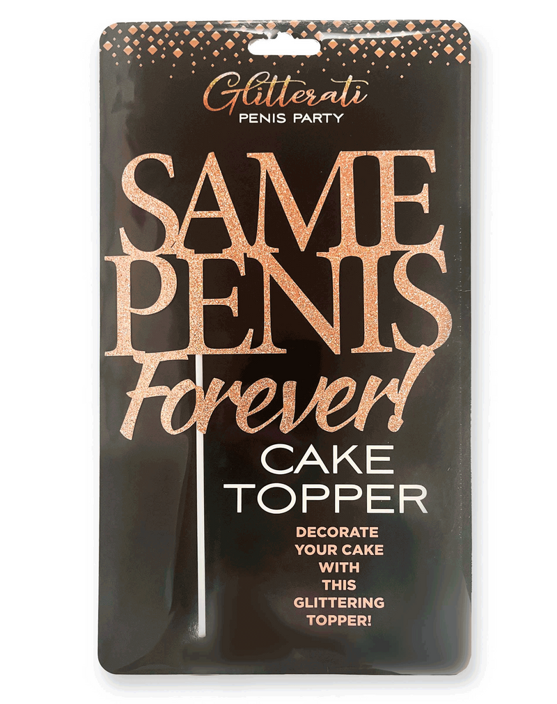 SAME PENIS FOREVER CAKE TOPPER