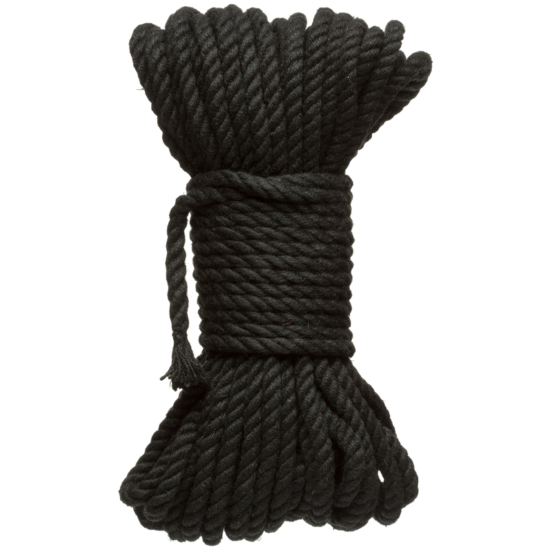 MERCI 50' HEMP ROPE BLACK