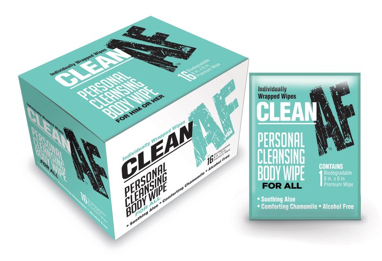 CLEAN AF PERSONAL CLEANSING WIPES