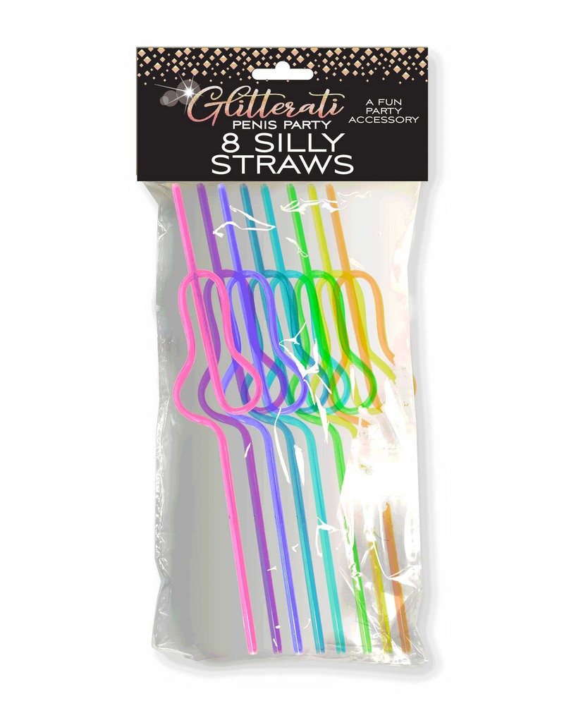 SILLY PENIS STRAWS 8CT