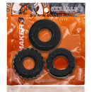 BONEMAKER 3-PACK C*CK RINGS BLACK