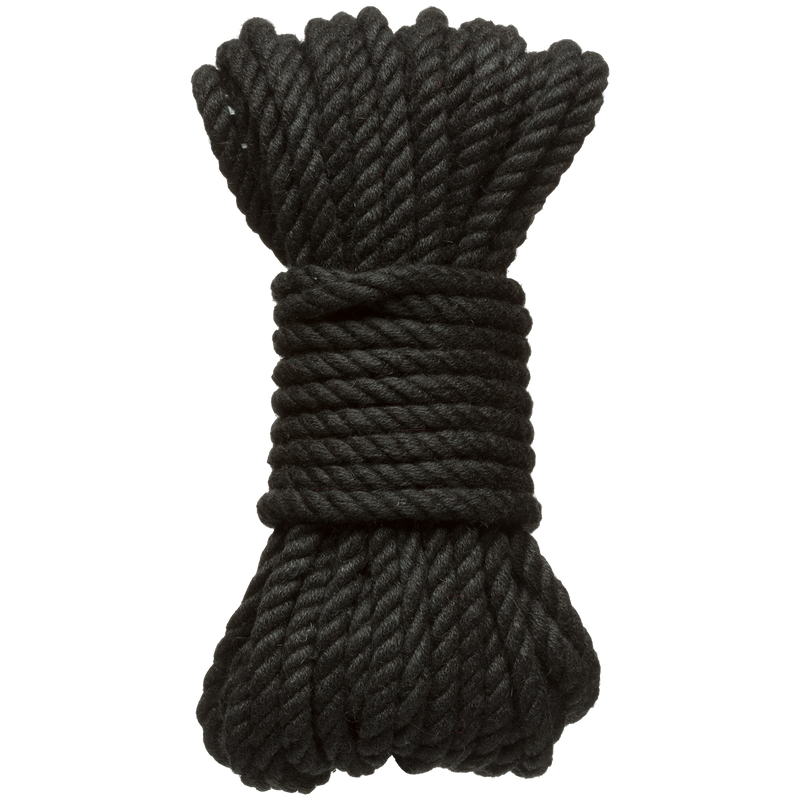 MERCI 30' HEMP ROPE BLACK