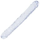 CRYSTAL JELLIES JR DOUBLE ENDED DILDO CLEAR